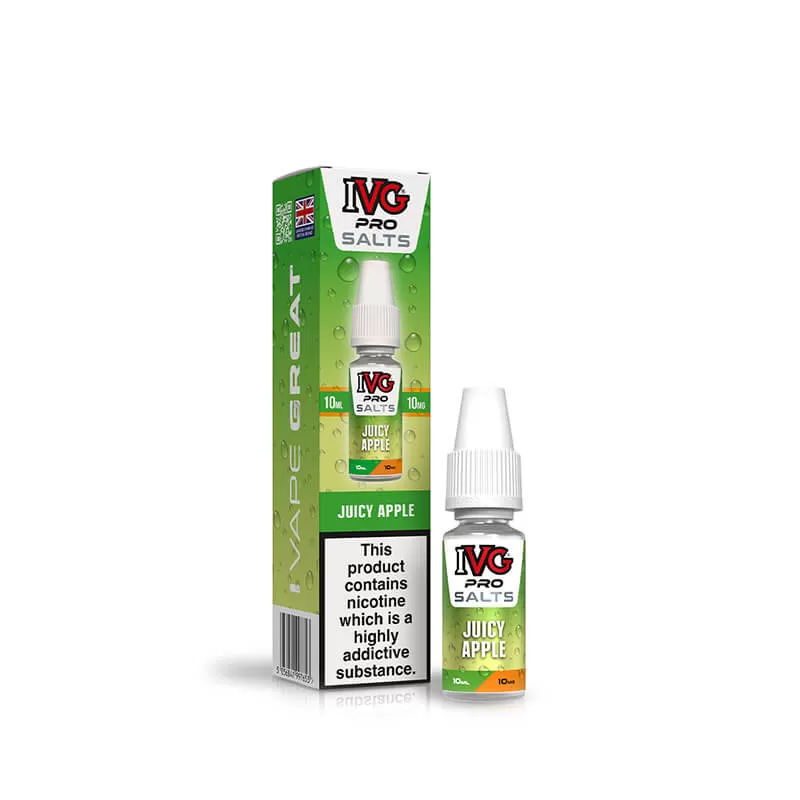 IVG Pro Salts Juicy Apple 10ml E-Liquid - 20mg