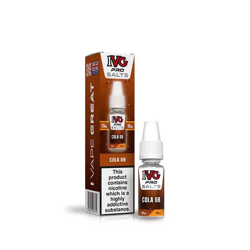 IVG Pro Salts Cola BG 10ml E-Liquid - 10mg