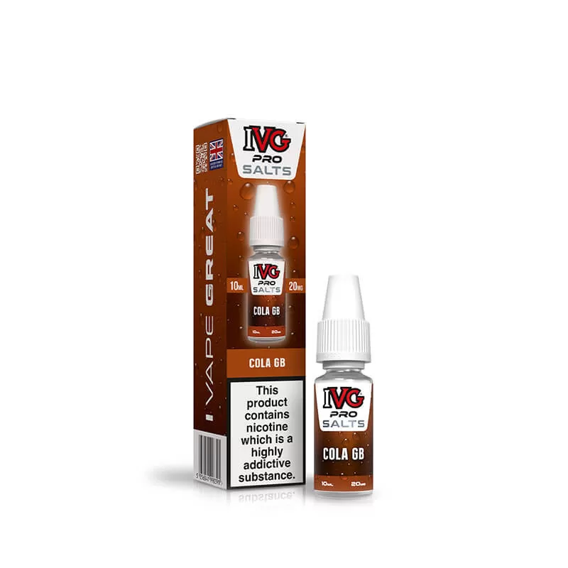 IVG Pro Salts Cola BG 10ml E-Liquid - 10mg - Image 2