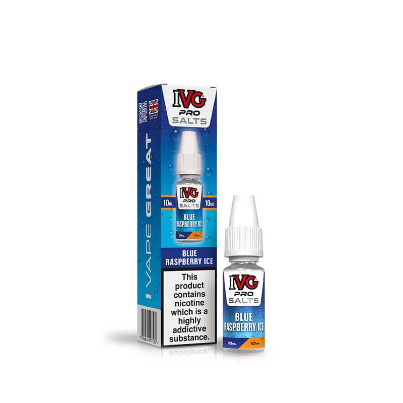 IVG Pro Salts Blue Raspberry Ice 10ml E-Liquid - 10mg