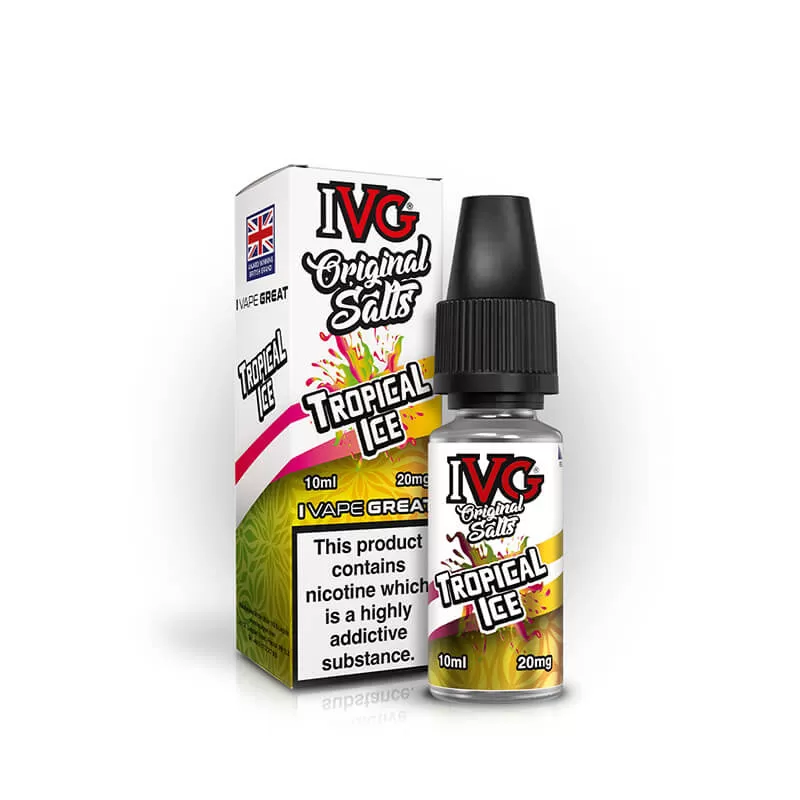 IVG Original Salts Tropical Ice 10ml E-Liquid - 20mg - Image 2