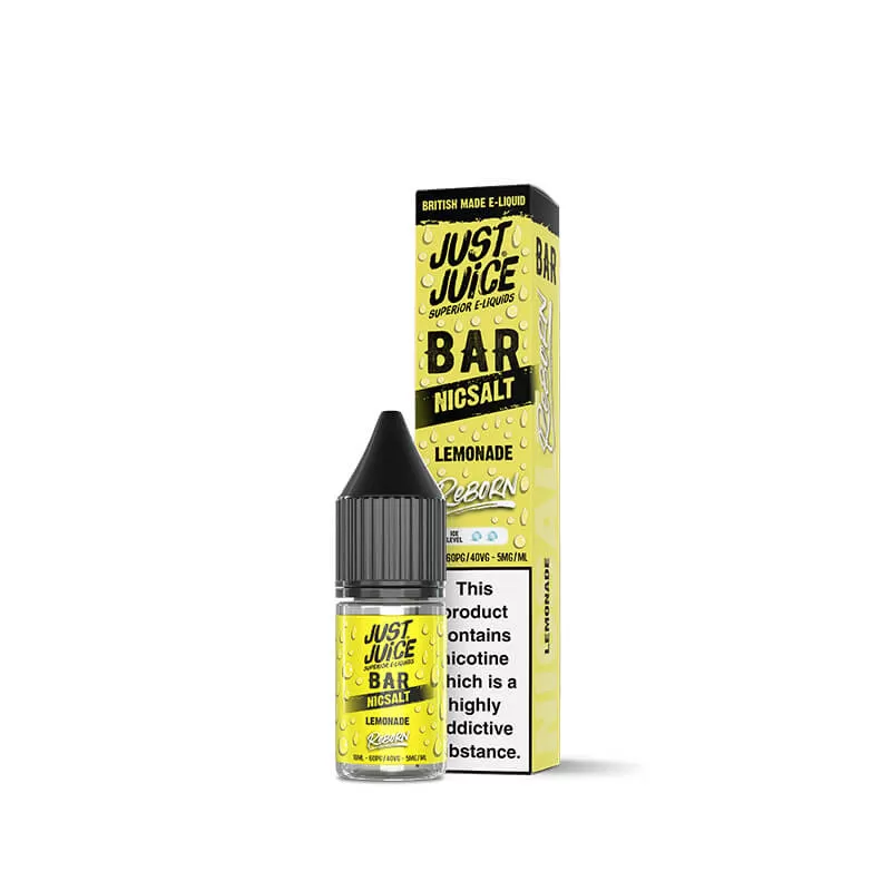 Just Juice Reborn Lemonade 10ml Nic Salt E-Liquid - 10mg