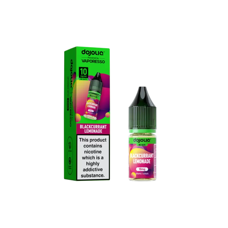 DojoLiq Blackcurrant Lemonade 10ml Nic Salt E-Liquid by Vaporesso - 20mg - Image 2