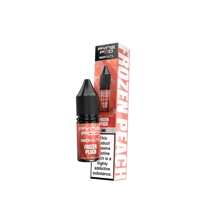 Pyne Pod Frozen Peach Nic Salts 10ml E-Liquid - 5mg