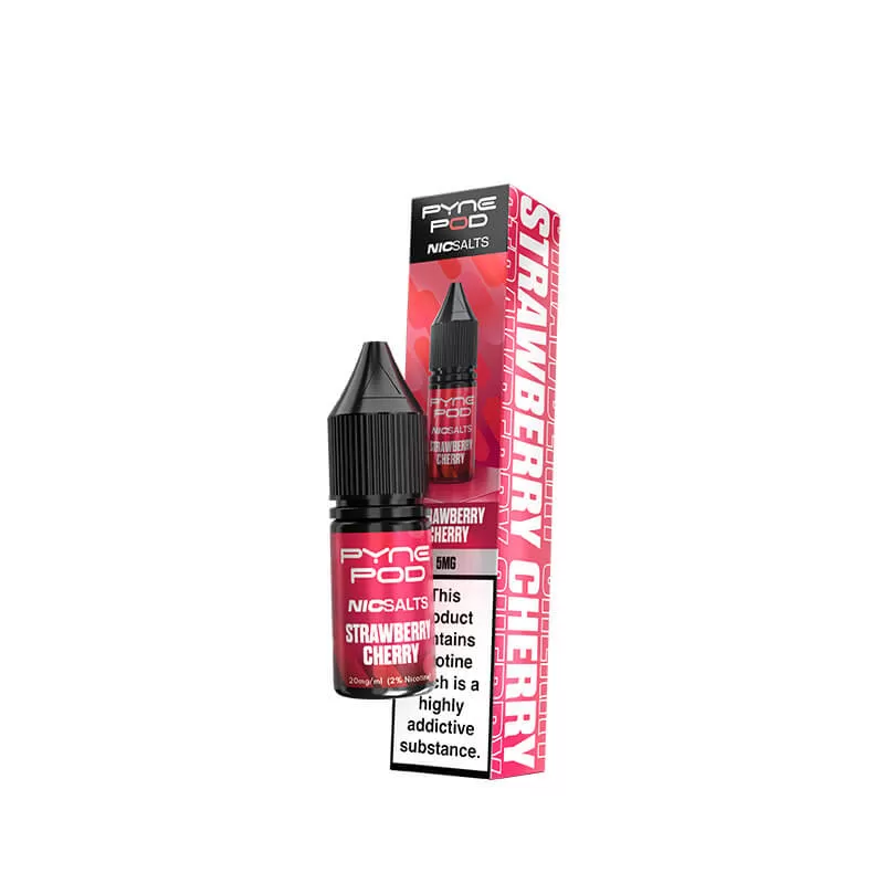 Pyne Pod Strawberry Cherry Nic Salts 10ml E-Liquid - 10mg