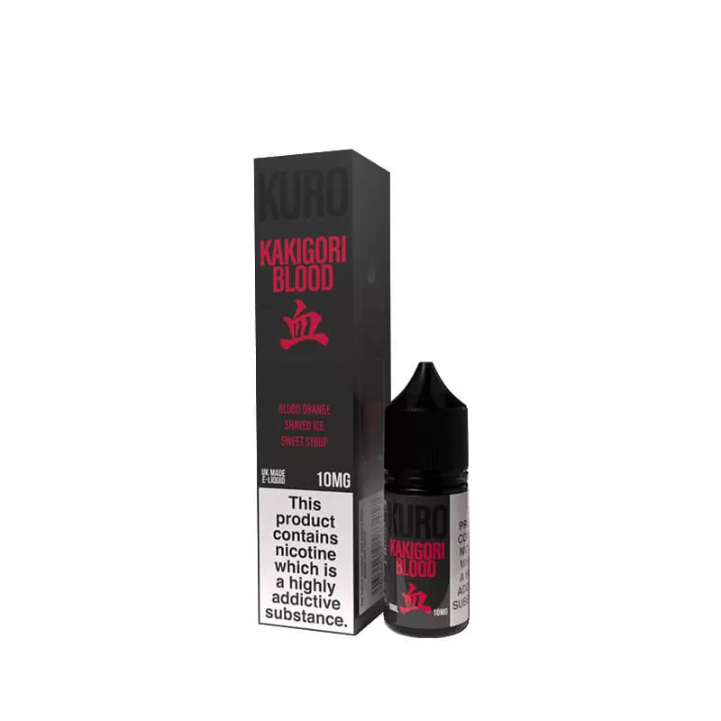 Kuro Kakigori Blood Nic Salts 10ml E-Liquid By Riot - 10mg