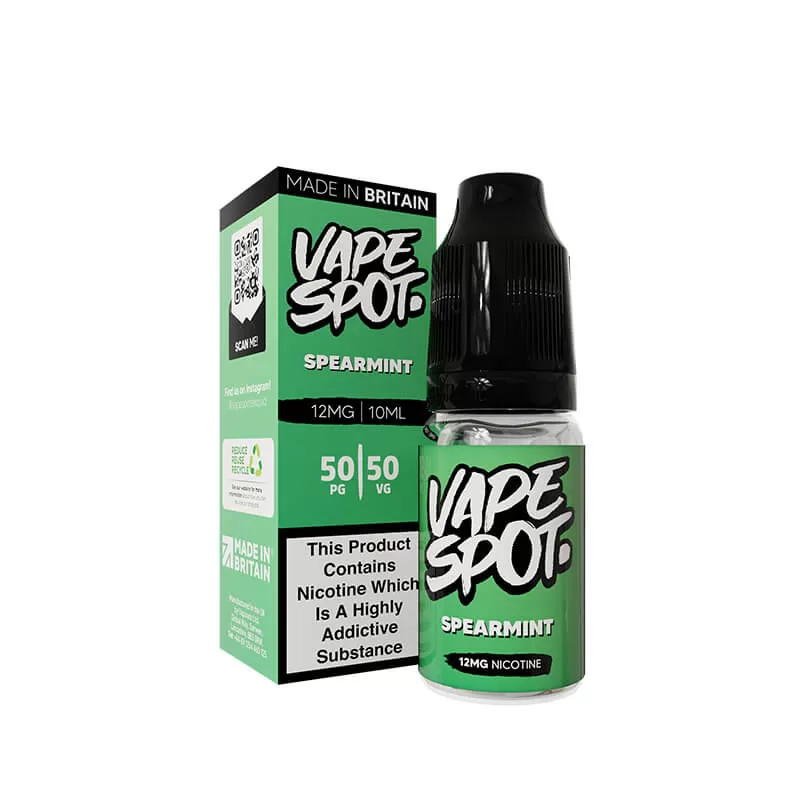 Vape Spot Spearmint E-Liquid 10ml - 6mg - Image 2
