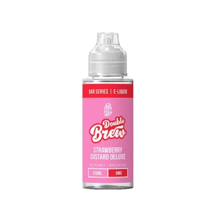 Ohm Brew Double Brew Strawberry Custard Deluxe 100ml Shortfill