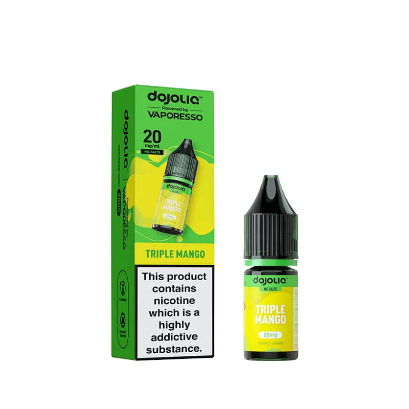 DojoLiq Triple Mango 10ml Nic Salt E-Liquid by Vaporesso - 10mg - Image 2
