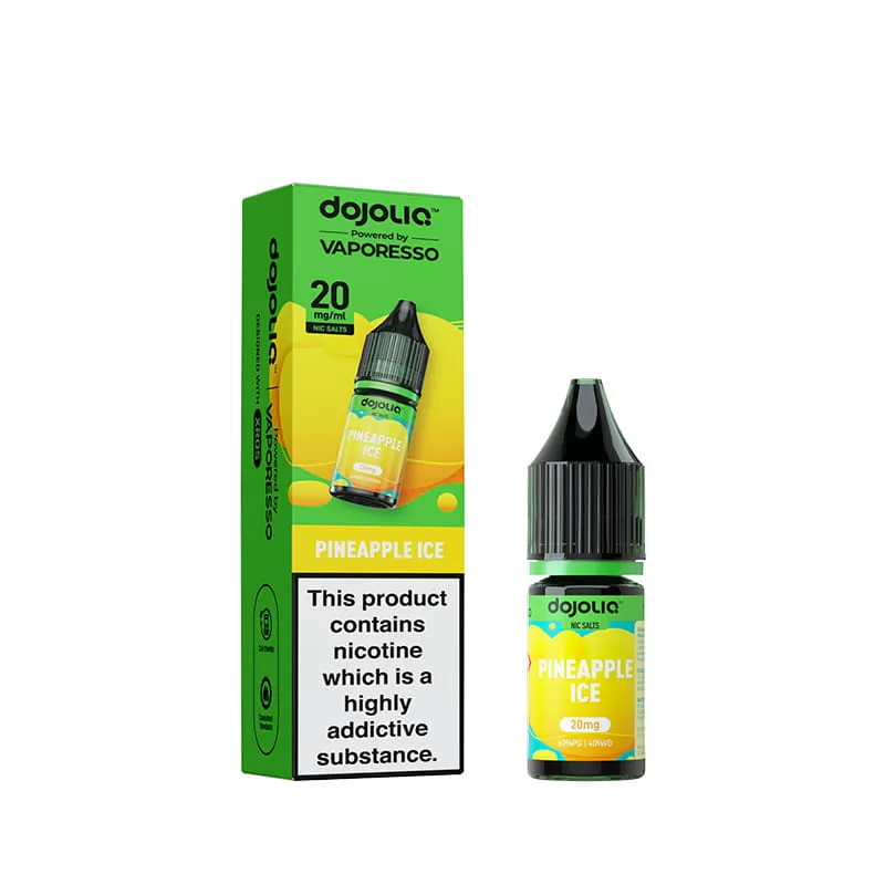 DojoLiq Pineapple Ice 10ml Nic Salt E-Liquid by Vaporesso - 10mg - Image 2