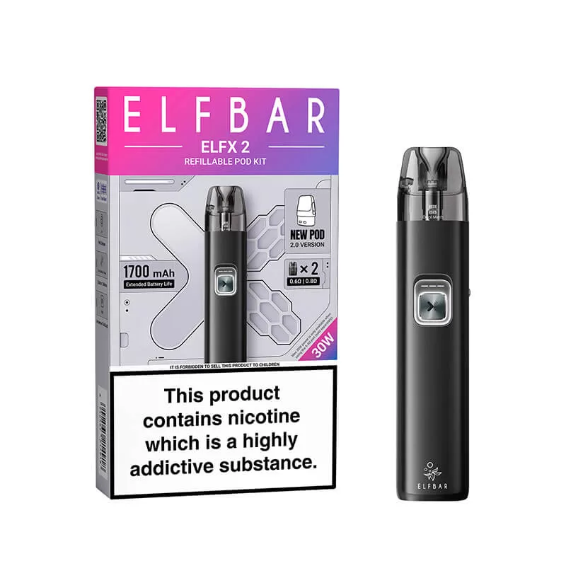 ELF BAR ELFX 2 Pod Vape Kit - Sky Blue - Image 2
