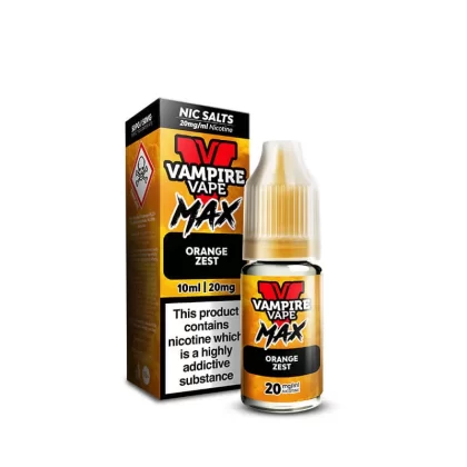 Vampire Vape MAX Orange Zest Nic Salt E-Liquid 10ml - 10mg