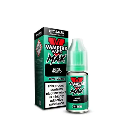 Vampire Vape MAX Mint Mojito Nic Salt E-Liquid 10ml - 5mg