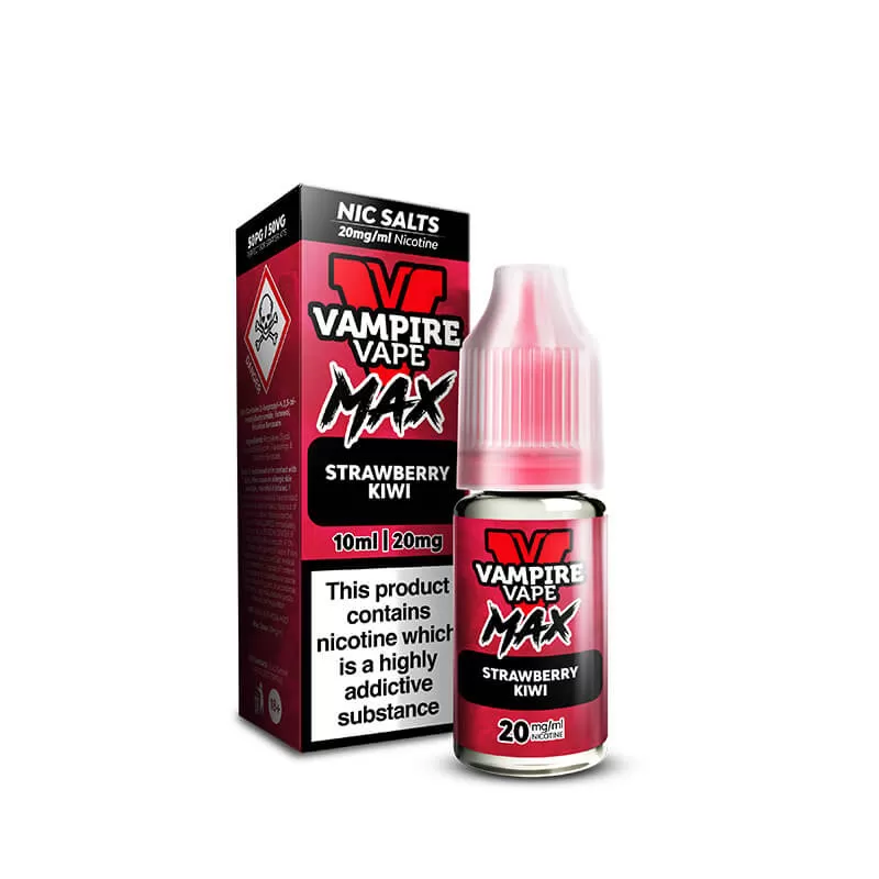 Vampire Vape MAX Strawberry Kiwi Nic Salt E-Liquid 10ml - 20mg