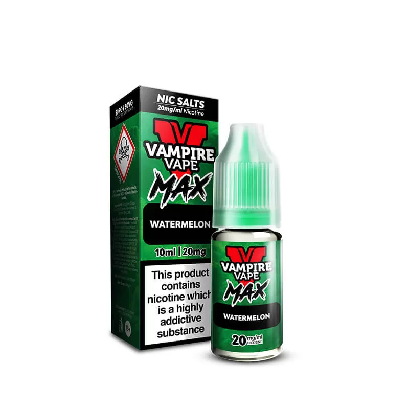 Vampire Vape MAX Watermelon Nic Salt E-Liquid 10ml - 5mg