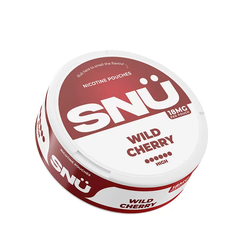 SNU Wild Cherry Nic Pouches by Bar Juice - 9mg / Pouch