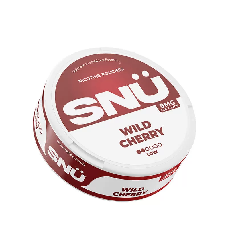 SNU Wild Cherry Nic Pouches by Bar Juice - 9mg / Pouch - Image 3