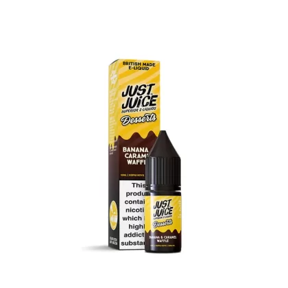 Just Juice Desserts Banana & Caramel Waffle 10ml Nic Salt E-Liquid - 10mg