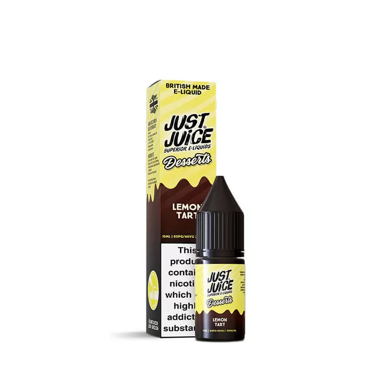 Just Juice Desserts Lemon Tart 10ml Nic Salt E-Liquid - 5mg - Image 2