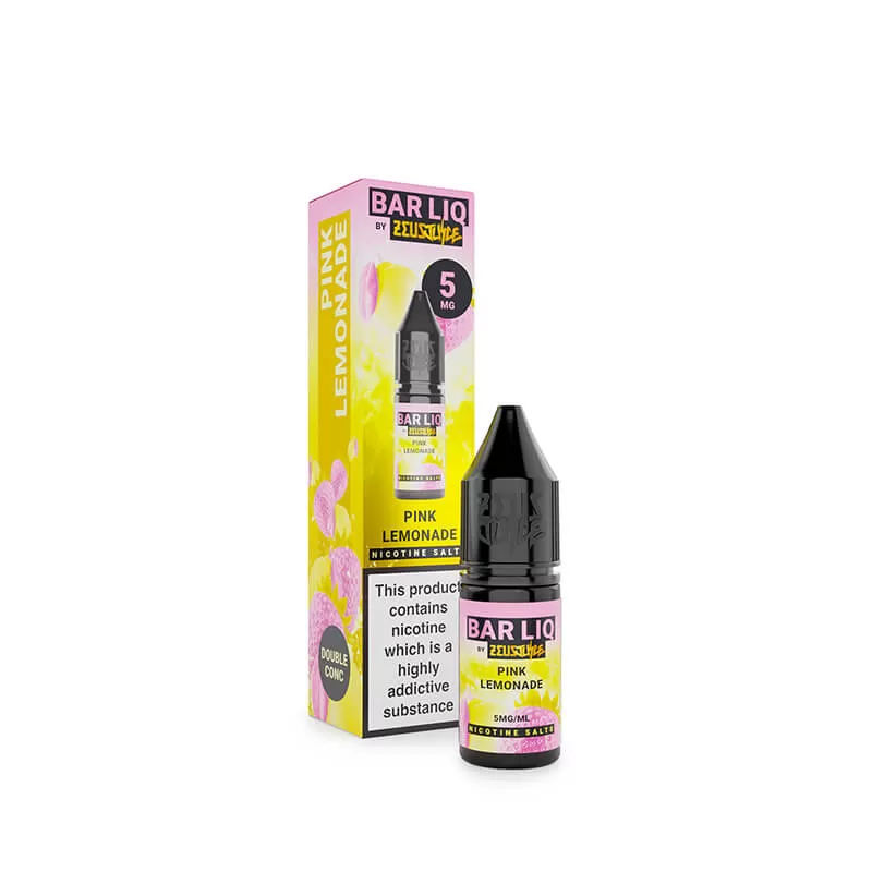 Zeus Juice Bar Liq Pink Lemonade Nic Salt E-Liquid 10ml - 5mg