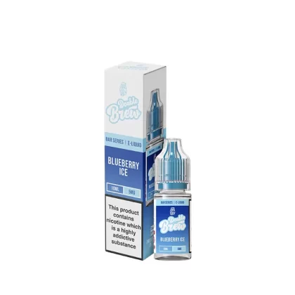 Ohm Brew Double Brew Blueberry Ice 10ml Nic Salt E-Liquid - 20mg