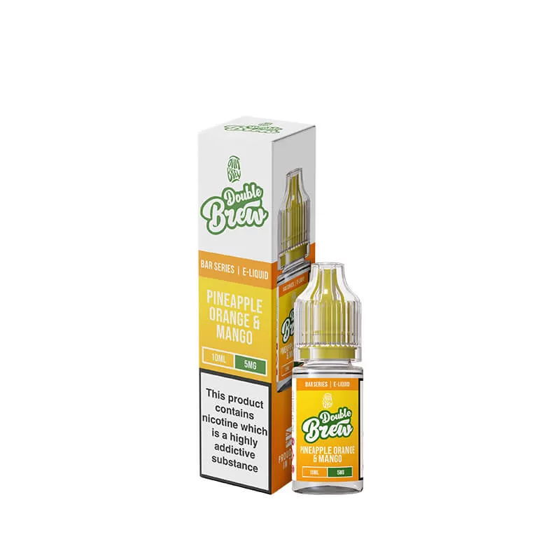 Ohm Brew Double Brew Pineapple Orange & Mango 10ml Nic Salt E-Liquid - 5mg