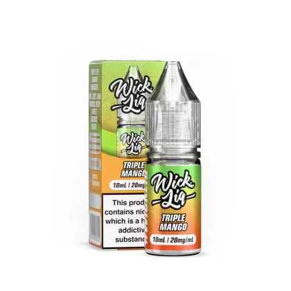 Wick Liq Bar Juice Triple Mango 10ml Nic Salts E-Liquid - 5mg