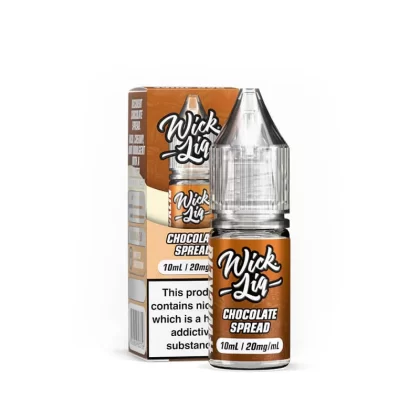 Wick Liq Bar Juice Chocolate Spread 10ml Nic Salts E-Liquid - 20mg