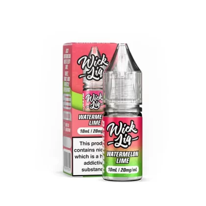 Wick Liq Bar Juice Watermelon Lime 10ml Nic Salts E-Liquid - 5mg