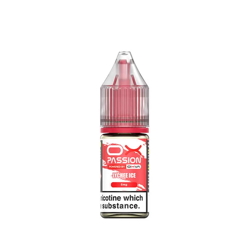 Ox Passion Lychee Ice Nic Salts E-Liquid 10ml - 5mg