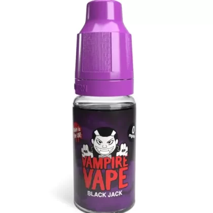 Black Jack E-Liquid - Vampire Vape - 12mg - PG 60%