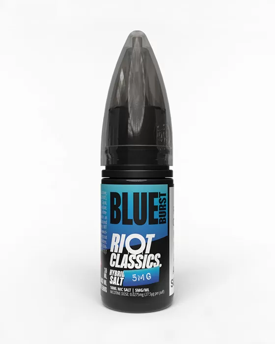 Blue Burst Hybrid Salt E-Liquid - Riot Classics - 10mg - PG 50% - Image 3