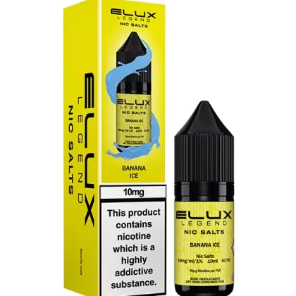 Banana Ice Nic Salt E-Liquid - Elux Legend - 20mg - PG 50%
