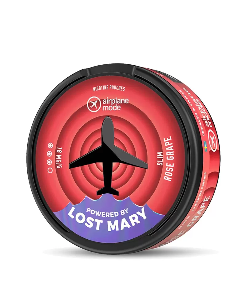 Rose Grape Lost Mary Airplane Mode Nicotine Pouches - 30mg - Image 2