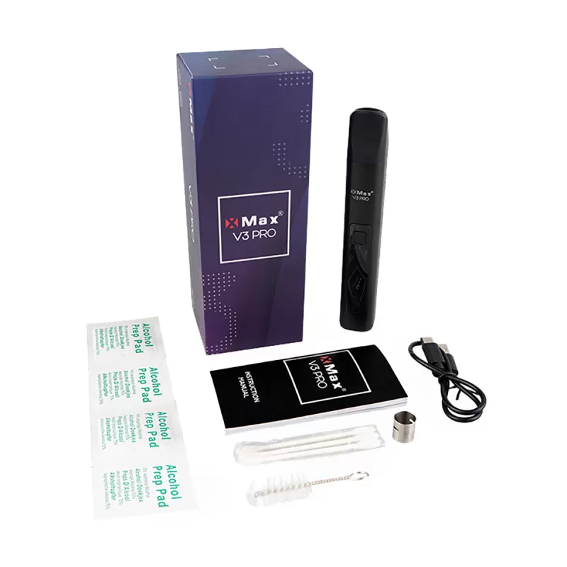 Lightly Used - XMAX V3 Pro Vaporizer - Lightly Used (Reboxed) / Black - Image 3