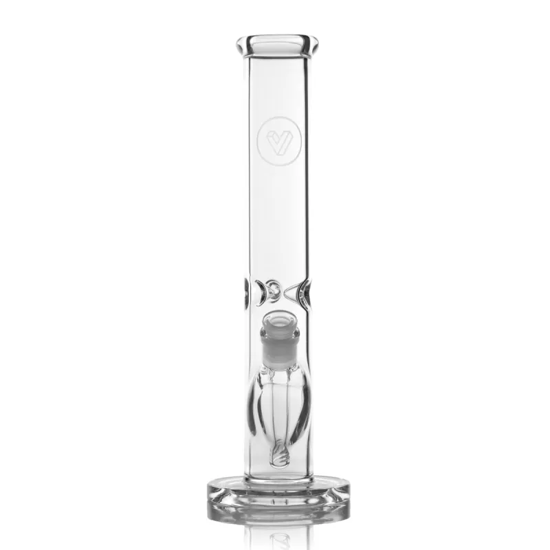 POTV Straight Tube Glass Bubbler - Blue - Image 3