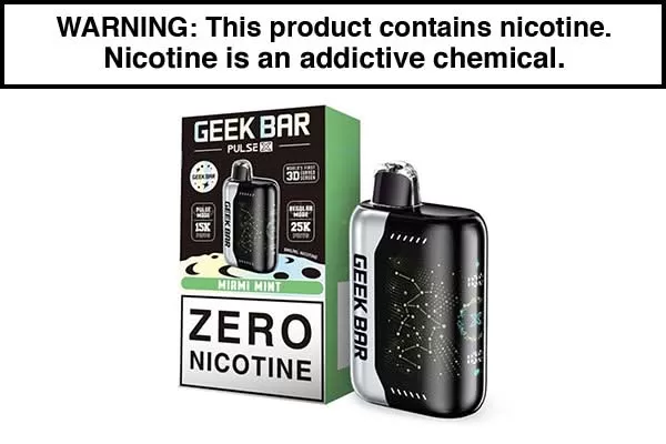GEEK BAR PULSE X ZERO DISPOSABLE VAPE – 25,000 PUFFS