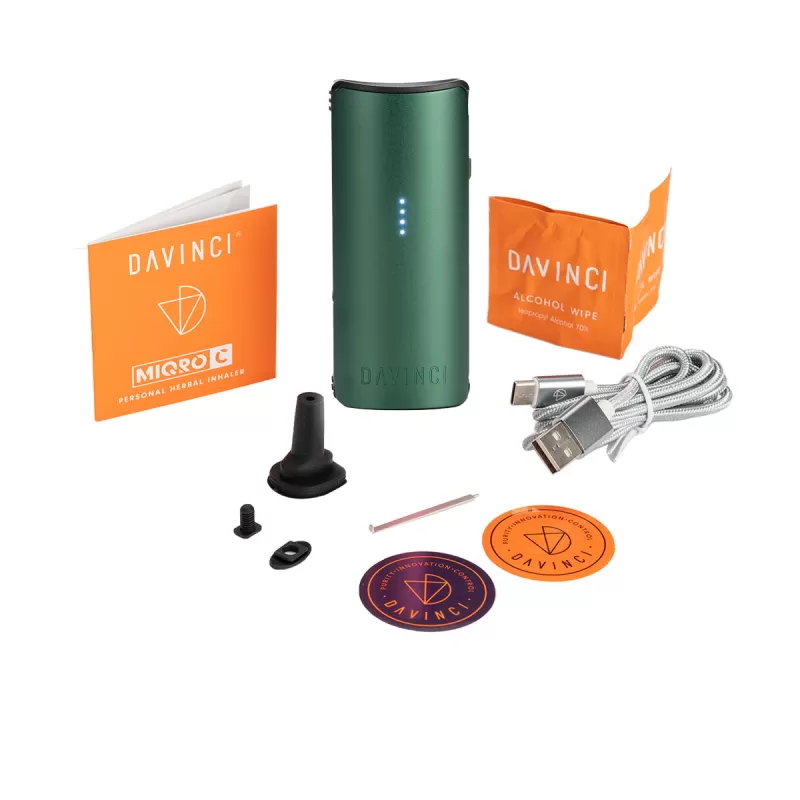 Lightly Used - DaVinci MIQRO-C Vaporizer - New Open Box / Green - Image 3