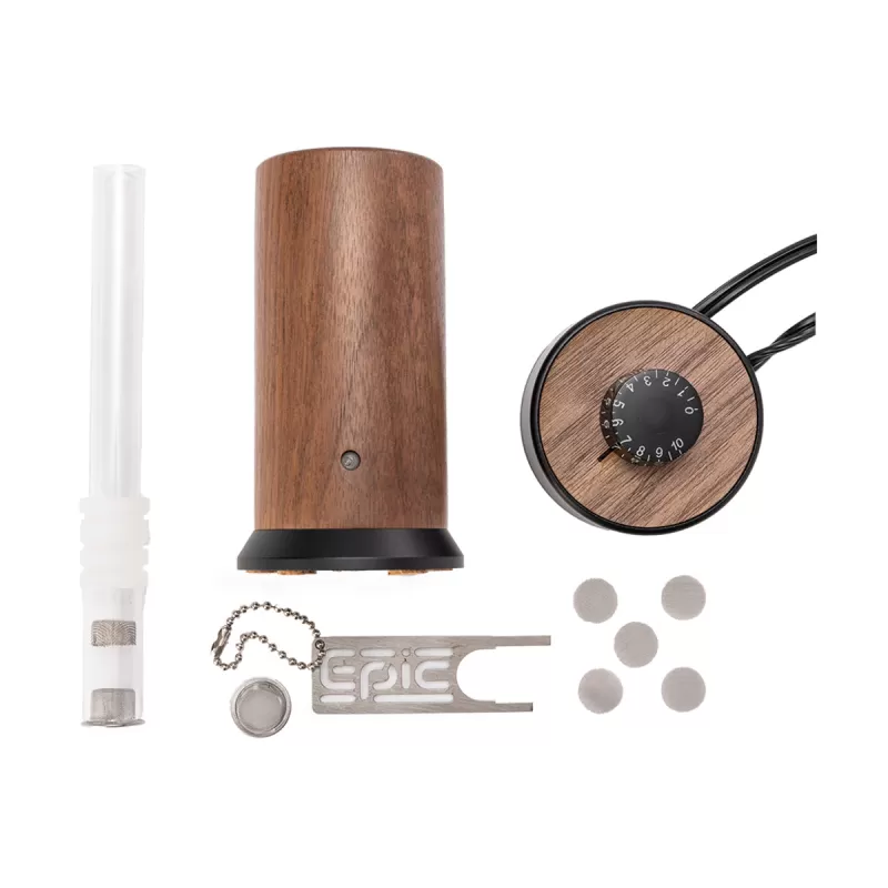 Lightly Used - EpicVape E-Nano XL Vaporizer by Epickai - New Open Box / Walnut - Image 3
