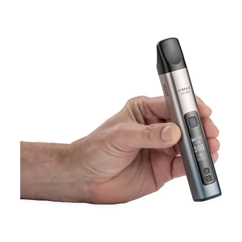 XMAX V3 Pro Vaporizer - Silver Gradient - Image 3