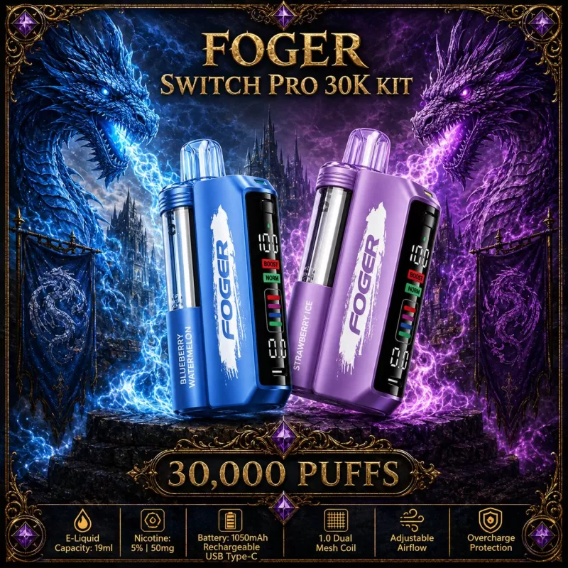 Foger Switch Pro 30K KIT TEXAS COMPLIANT AVAILABLE - Cola Slush (Texas Compliant)