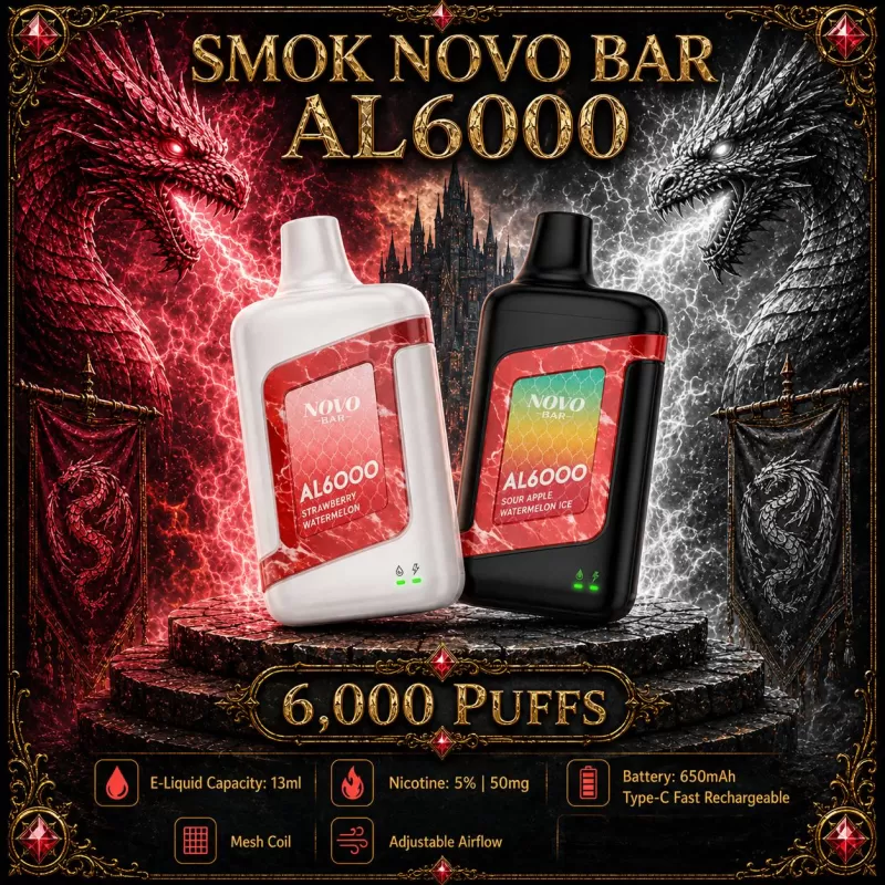 Smok Novo Bar AL6000 - Blue Razz Ice