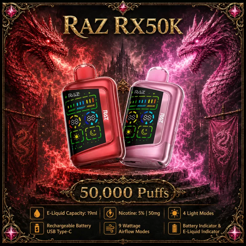 RAZ RX50K - Blue Raz (Gush Edition)
