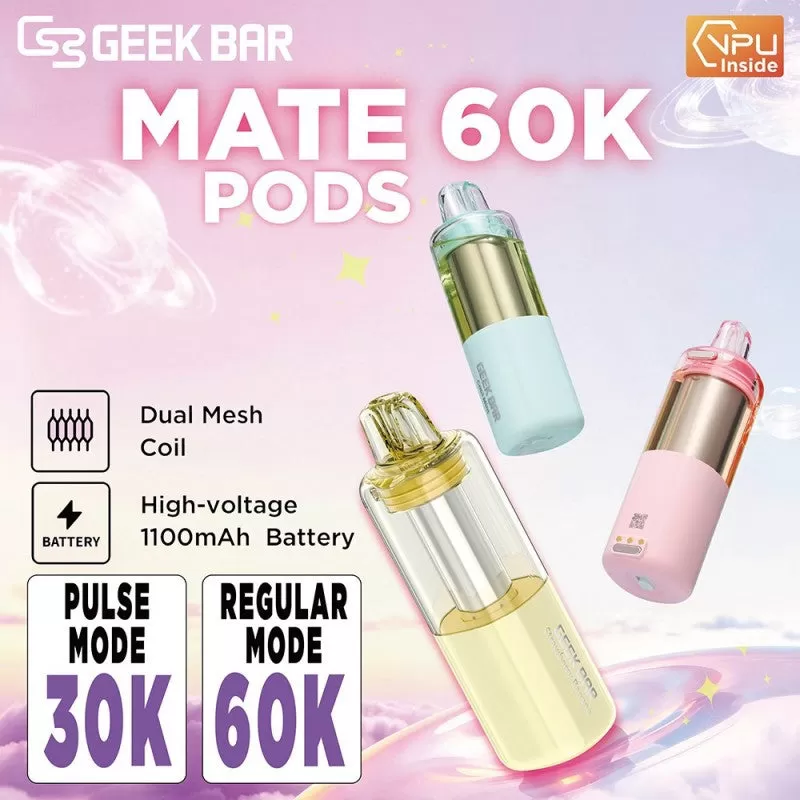 Geek Bar MATE 60K POD - Blue Razz Ice - Image 3