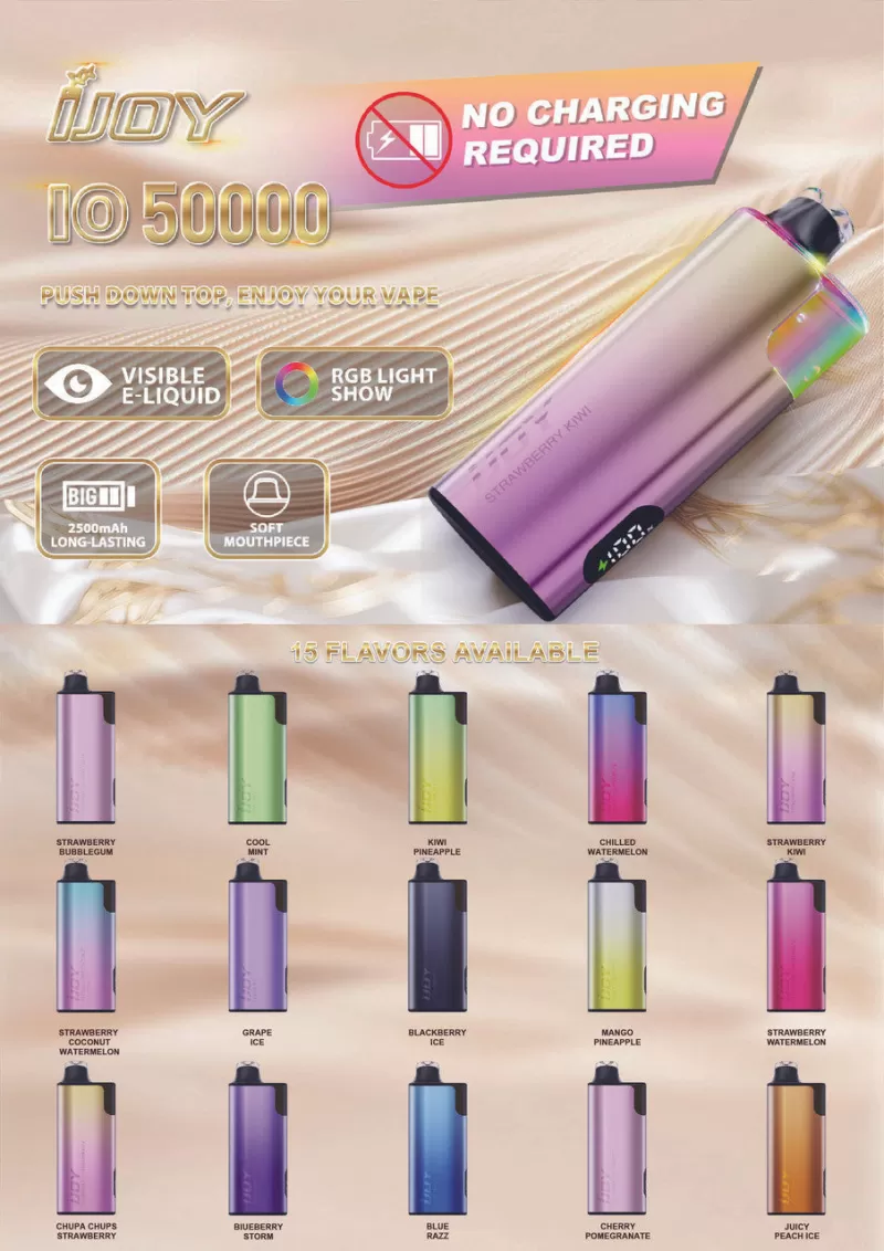 iJoy IO 50K - Strawberry Bubblegum - Image 3