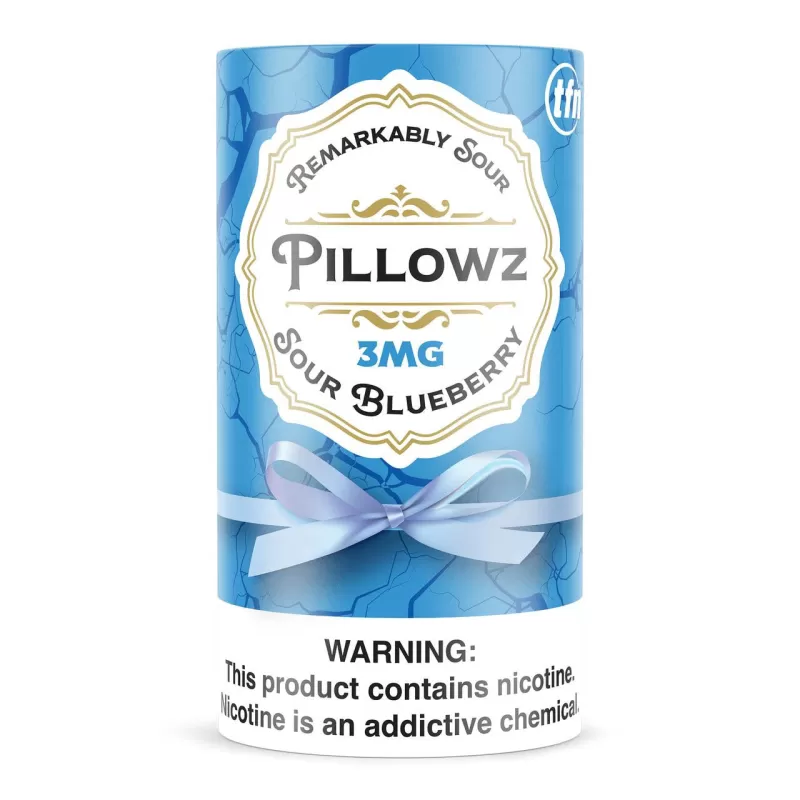 Pillowz TFN Pouches 5pk - Sour Blueberry / 6mg - Image 2