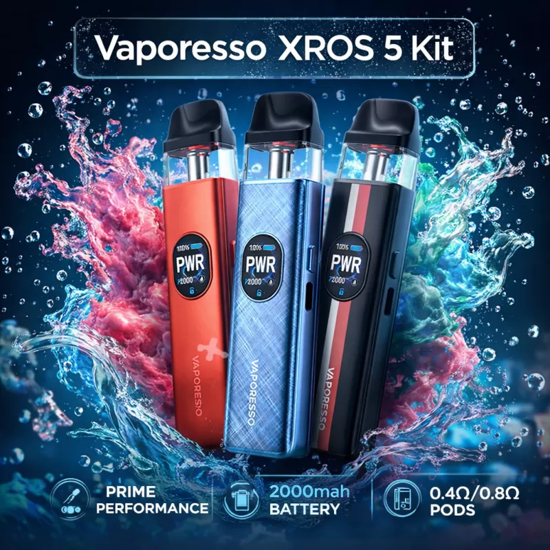 Vaporesso XROS 5 Kit - Blue Silk