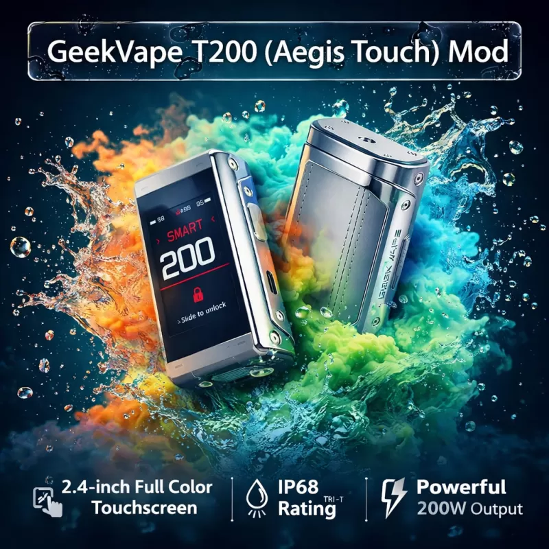GeekVape T200 (Aegis Touch) Mod - Rainbow - Image 2