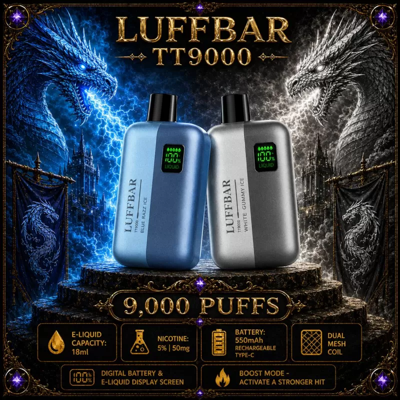 LUFFBAR TT9000 - Mint (WHT Series)