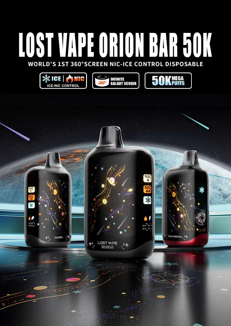 Lost Vape Orion Bar 50000 - Cinnamon Funnel Cake (BLK Series) - Image 3